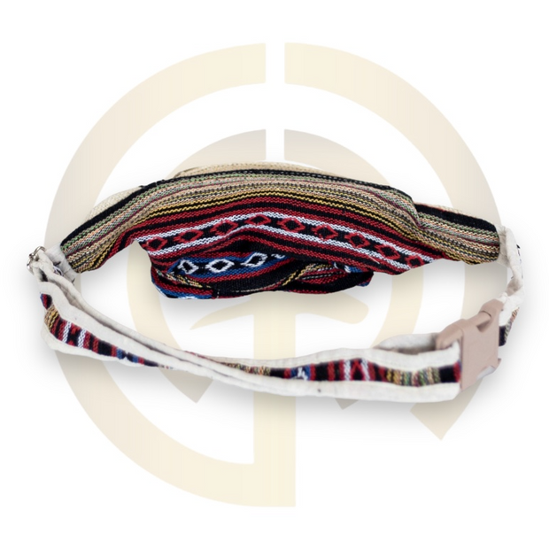 Nature Sacks - Handcrafted Hemp Fanny Packs - Red