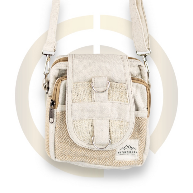 Nature Sacks - Handcrafted Hemp Satchels - Off White