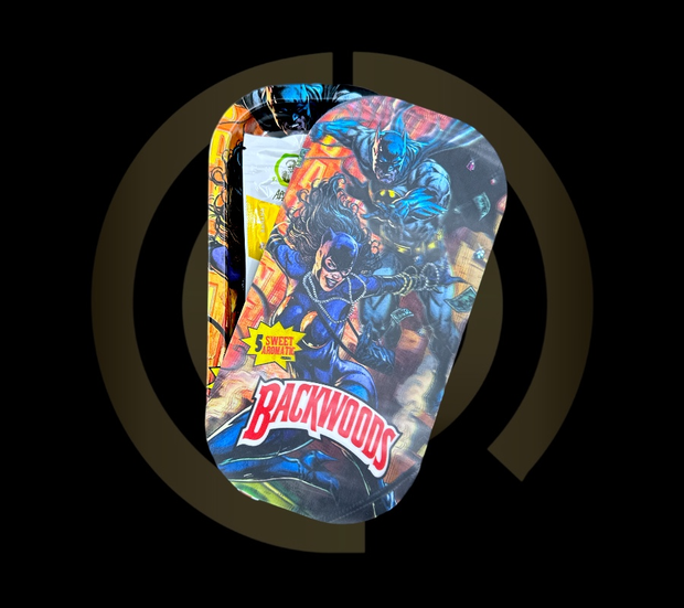 Slim Metal Rolling Tray w/ 3D Magnetic Lid - Power Couple