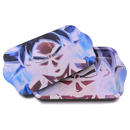 Metal Rolling Tray w/ 3D Magnetic Lid -  Light Eyes