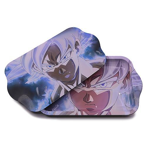 Metal Rolling Tray w/ 3D Magnetic Lid - Saiyan