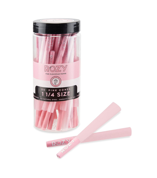 Rozy  - 1 1/4 Size Pink Cones Jar (50ct)