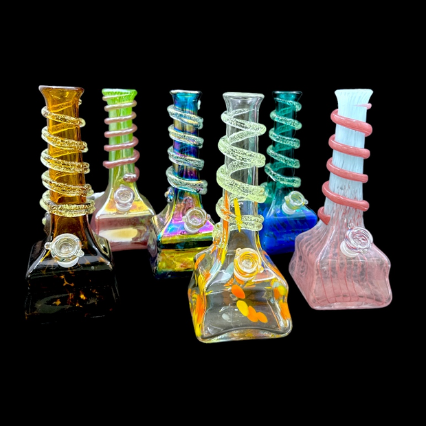 Soft Glass Water Pipe - Sandbox (12.5")