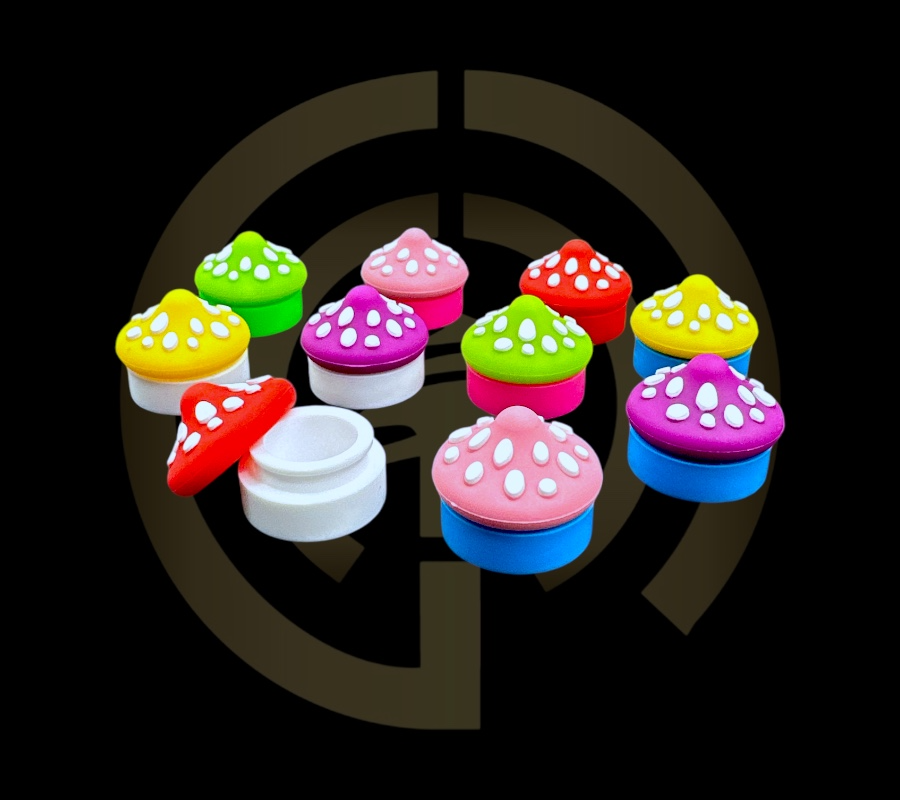 Silicone Container - Mini Mushroom (1