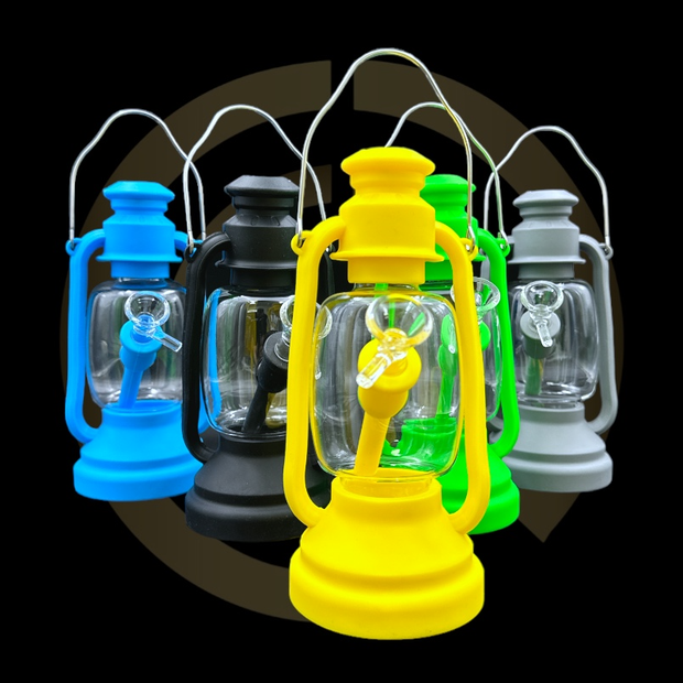 Silicone Water Pipe - Lantern (8.25")