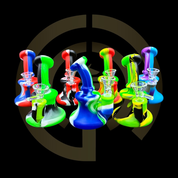 Silicone Water Pipe - Mini Rig (5")