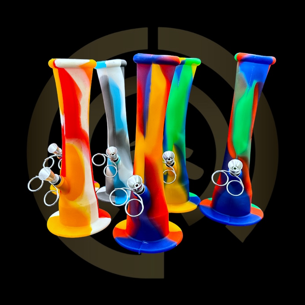Silicone Water Pipe - Slimmy (9")