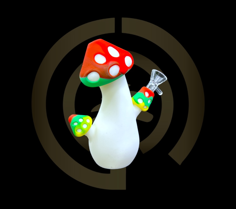 Silicone Water Pipe - Jumbo Mushroom (7