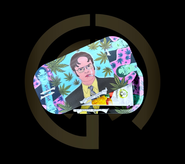 Slim Metal Rolling Tray w/ 3D Magnetic Lid - Beets Boy