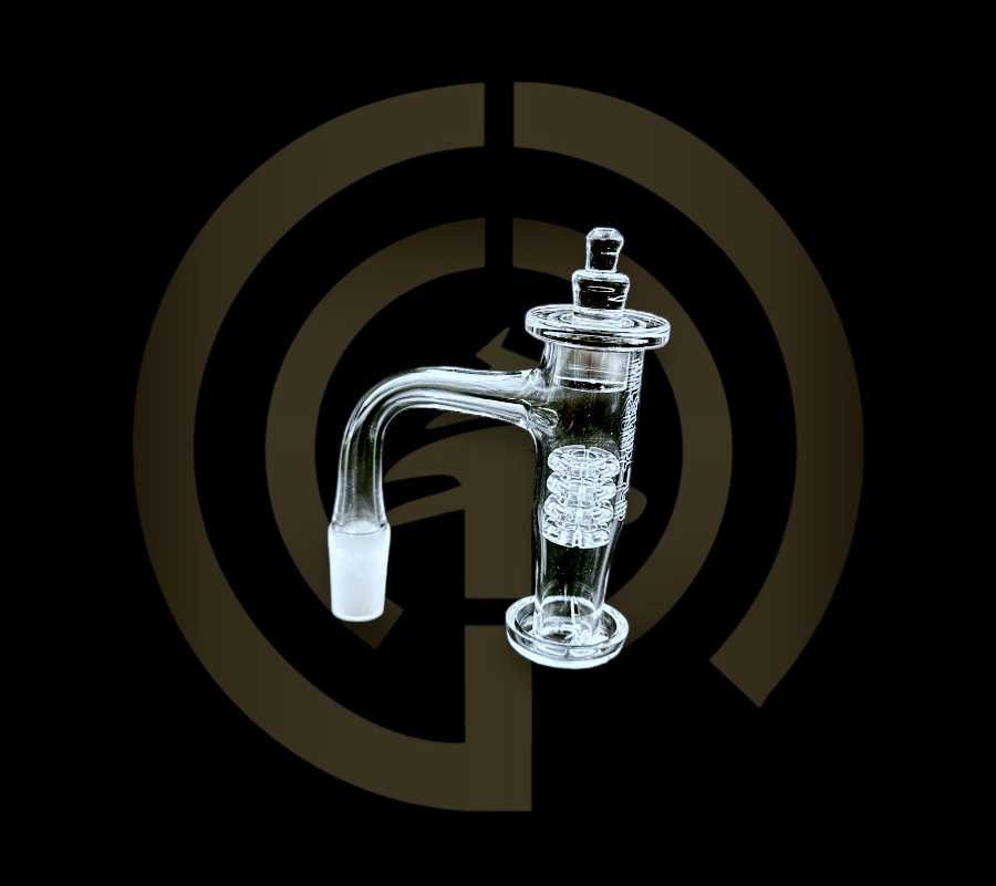 Space King Quartz Bangers - Fully Fused Diamond Knot (14mm)