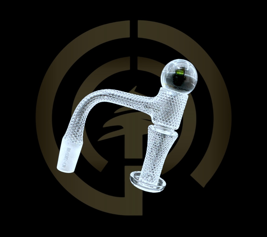 Space King Quartz Bangers - Fully Fused Honeycomb Pattern Terp Slurper (14mm)