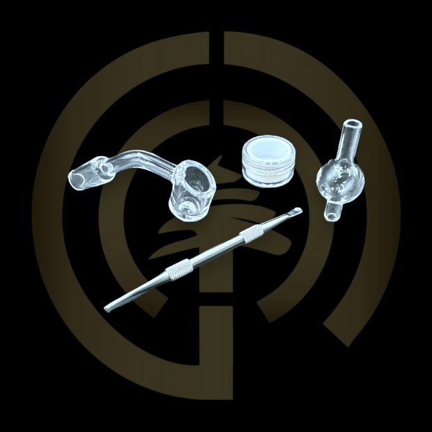 Space King Quartz Bangers - 4mm Thick 45° Banger Kit (14mm)