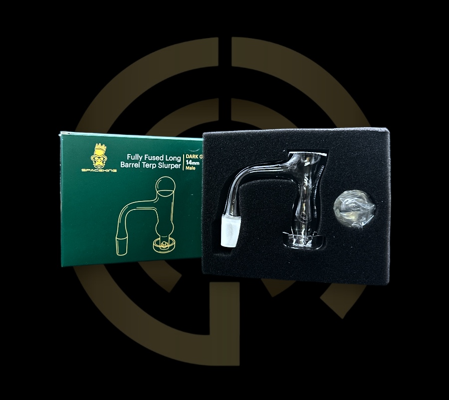 Space King Quartz Bangers - Fully Fused Long Barrel Terp Slurper (14mm)