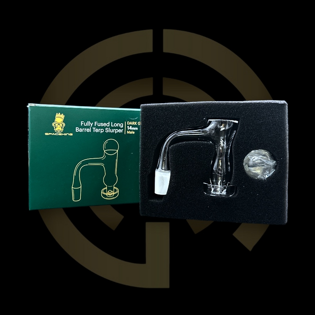 Space King Quartz Bangers - Fully Fused Long Barrel Terp Slurper (14mm)