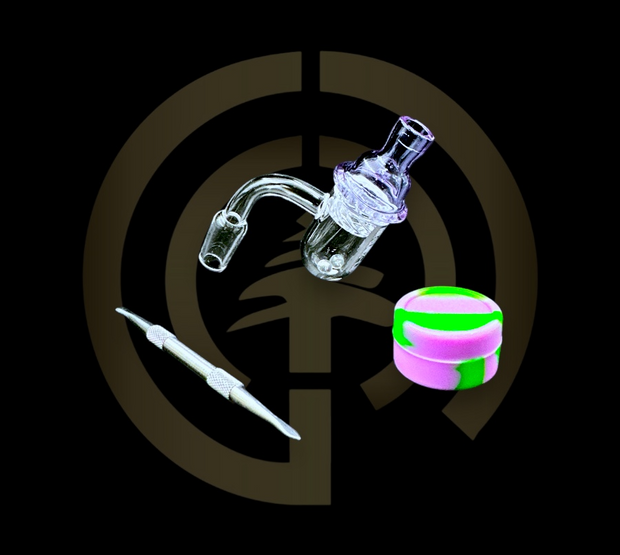 Space King Quartz Bangers - 25mm Round Bottom Kit (14mm)