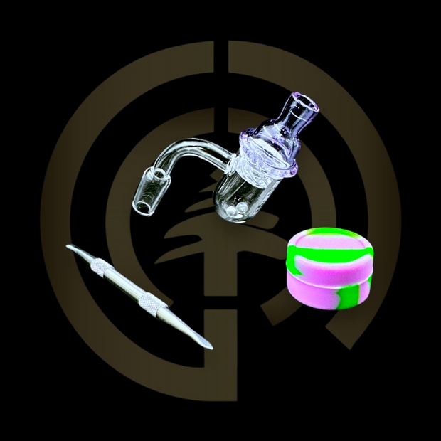 Space King Quartz Bangers - 25mm Round Bottom Kit (14mm)