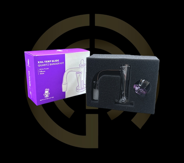 Space King Quartz Bangers - XXL Terp Slide Quartz Banger Kit (14mm)