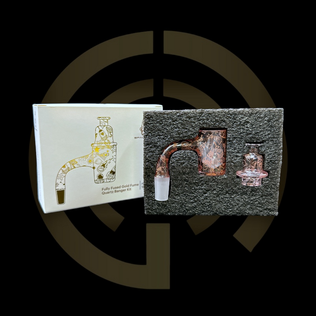 Space King Quartz Bangers - Fully Fused Gold Fume (14mm)