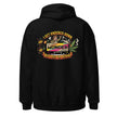 I Get Knocked Down Hoodie - Black, back