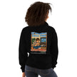 IT Support Circa 1990 Hoodie - Black, back, worn