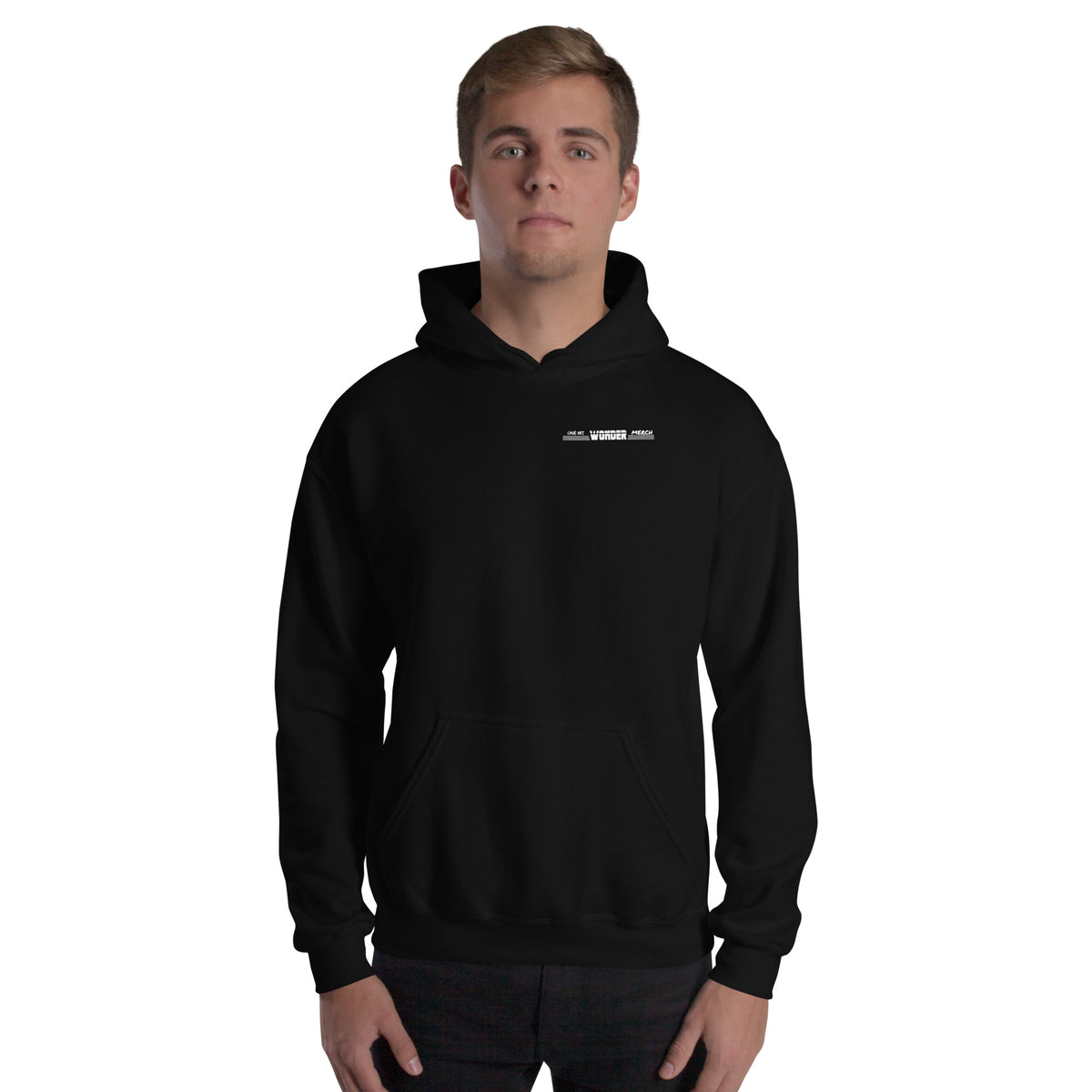 Don't You Forget About Me Hoodie - Black, front, worn