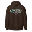 One Hit Wonder Port Townsend Logo Hoodie - Dark Chocolate, back