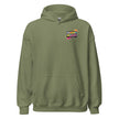 I Get Knocked Down Hoodie - Military Green, front