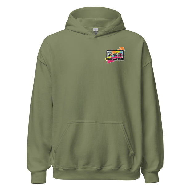 I Get Knocked Down Hoodie - Military Green, front