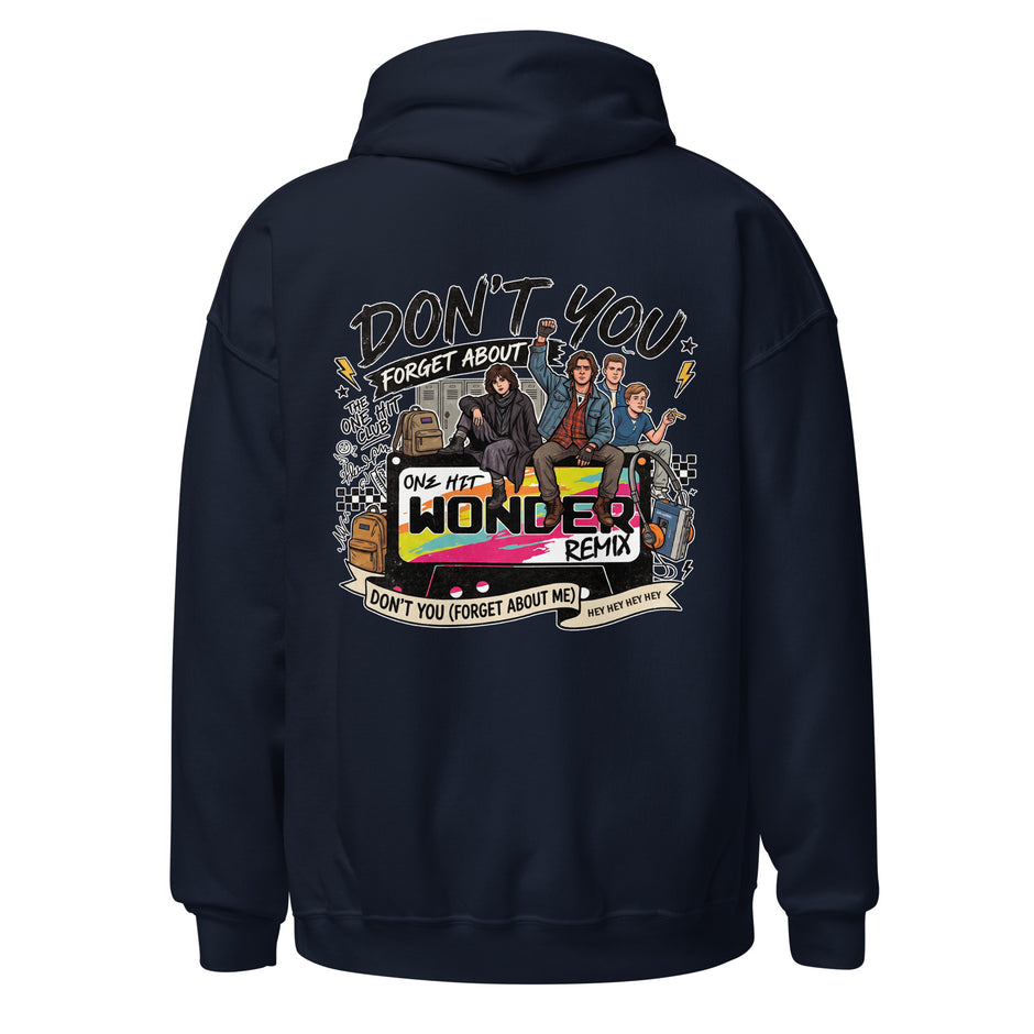 Don't You Forget About Me Hoodie - Navy, back