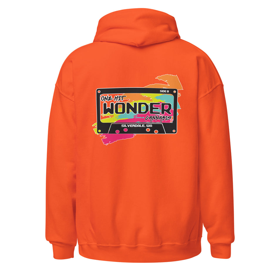 One Hit Wonder Silverdale Logo Hoodie - Orange, back