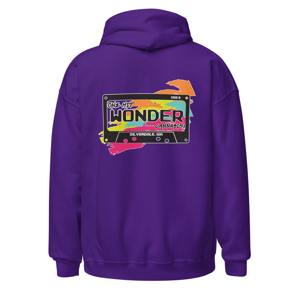One Hit Wonder Silverdale Logo Hoodie - Purple, back
