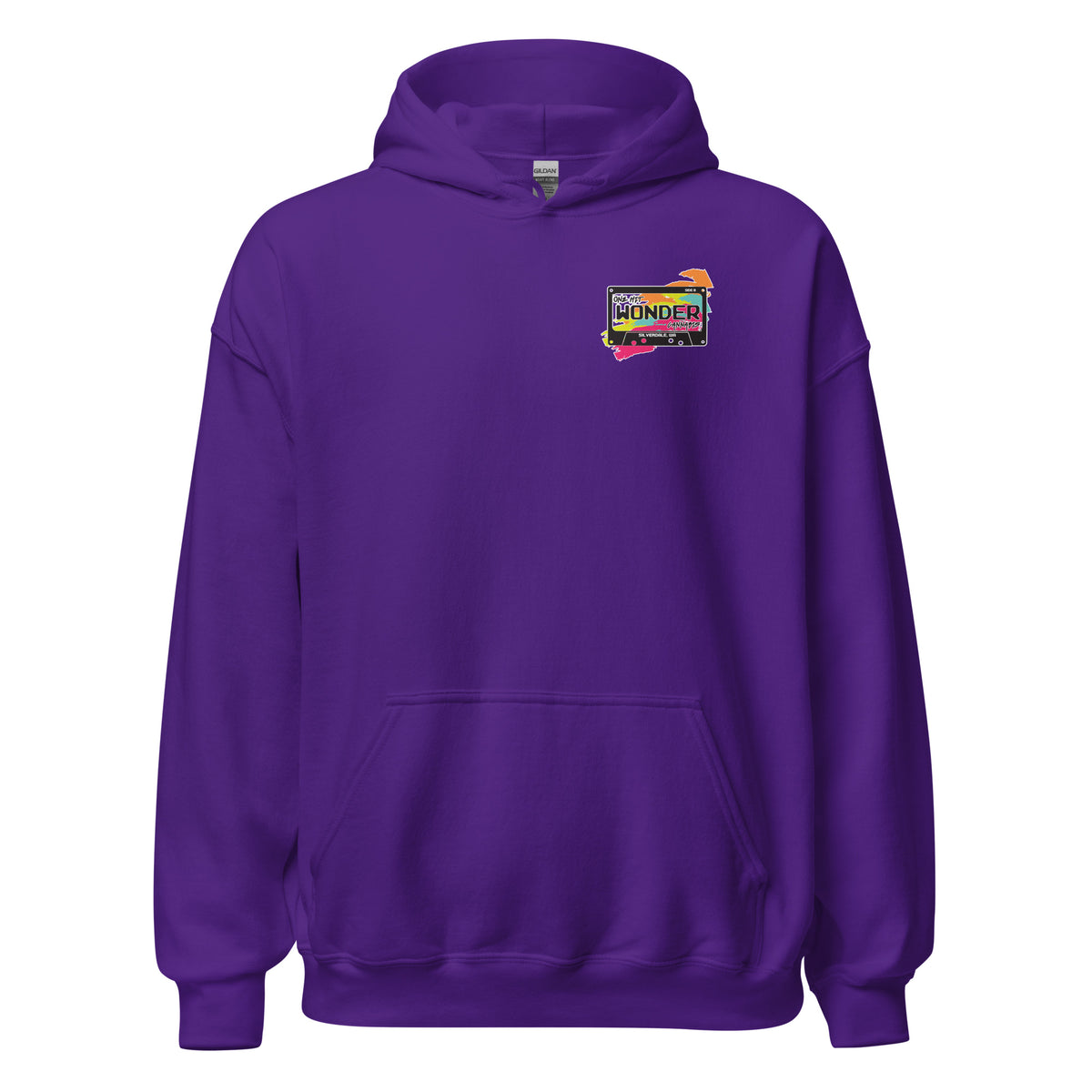 One Hit Wonder Silverdale Logo Hoodie - Purple, front