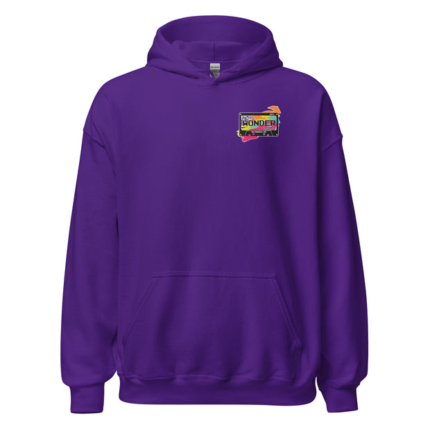 One Hit Wonder Silverdale Logo Hoodie - Purple, front