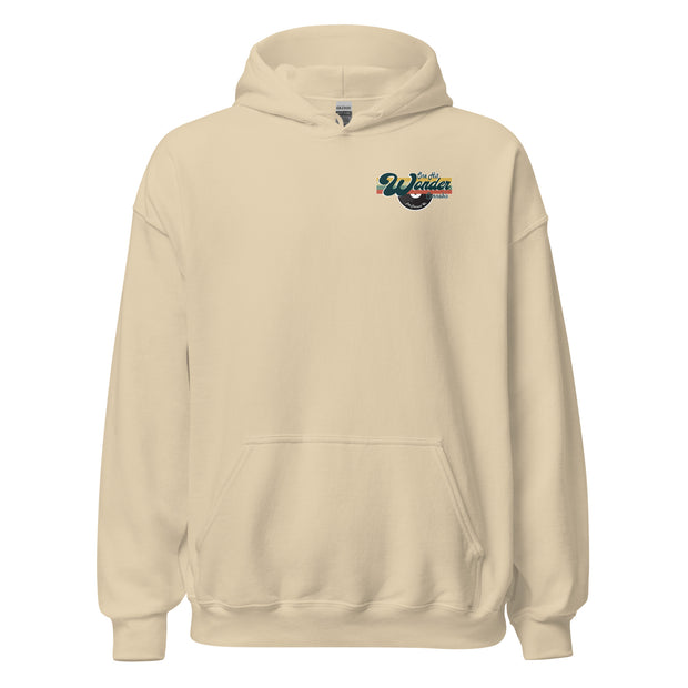 One Hit Wonder Port Townsend Logo Hoodie - Sand, front