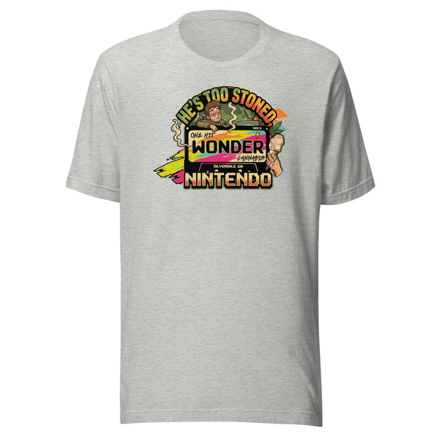 He's Too Stoned Tee - Athletic Heather