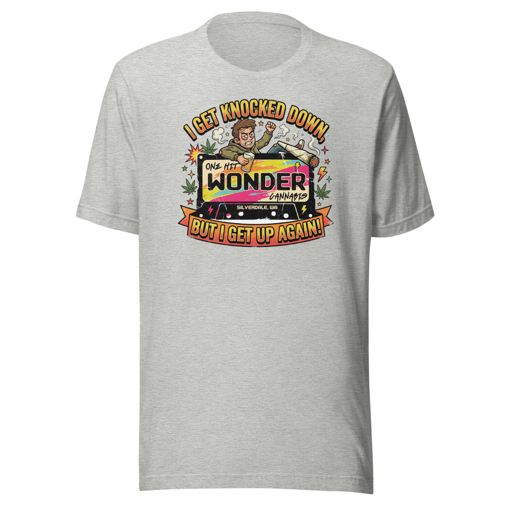 I Get Knocked Down Tee - Athletic Heather