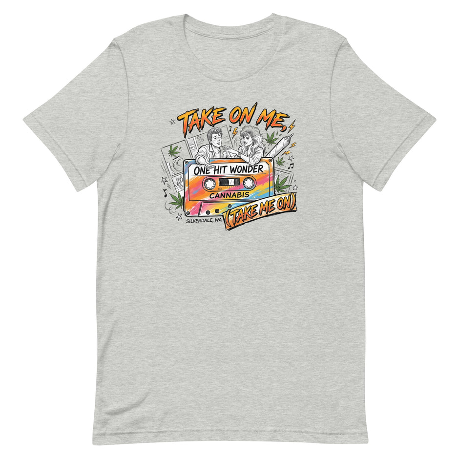 Take On Me Tee - Athletic Heather, flat
