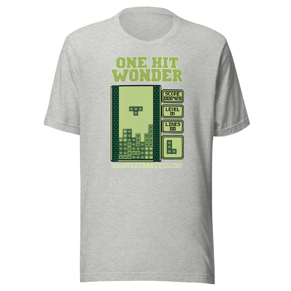 One Hit Wonder Block Stack Tee - Athletic Heather