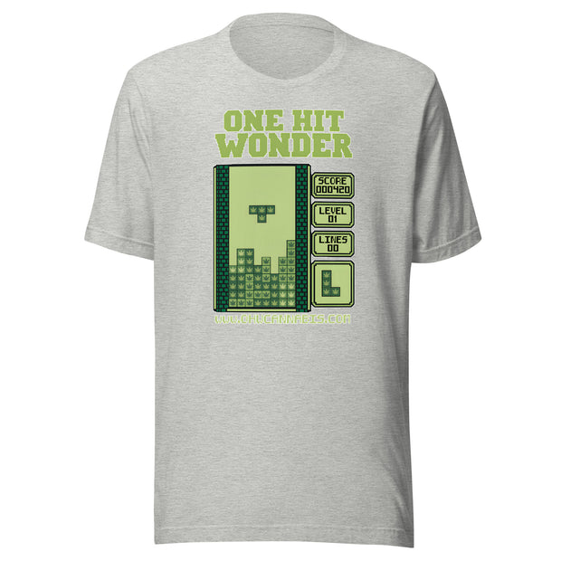 One Hit Wonder Block Stack Tee - Athletic Heather