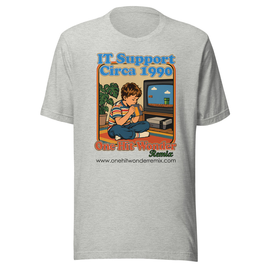 IT Support Circa 1990 Tee - Athletic Heather