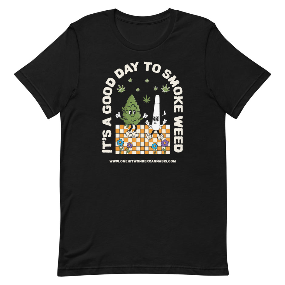 It's a Good Day Tee - Black, flat