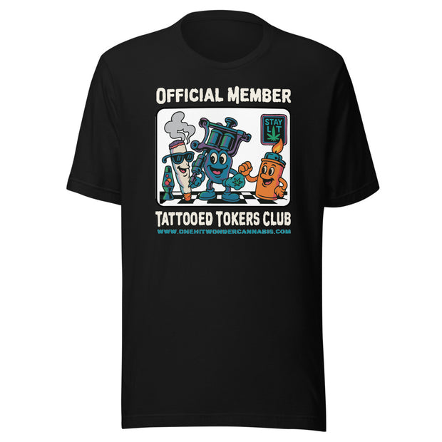 Tattooed Tokers Club Tee - Black