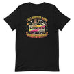 I Get Knocked Down Tee - Black, flat