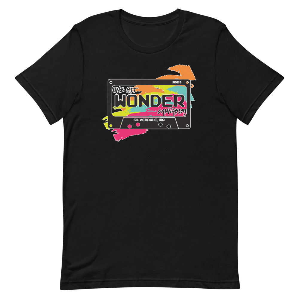 One Hit Wonder Silverdale Tee - Black, flat