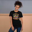 I Get Knocked Down Tee - Black, worn