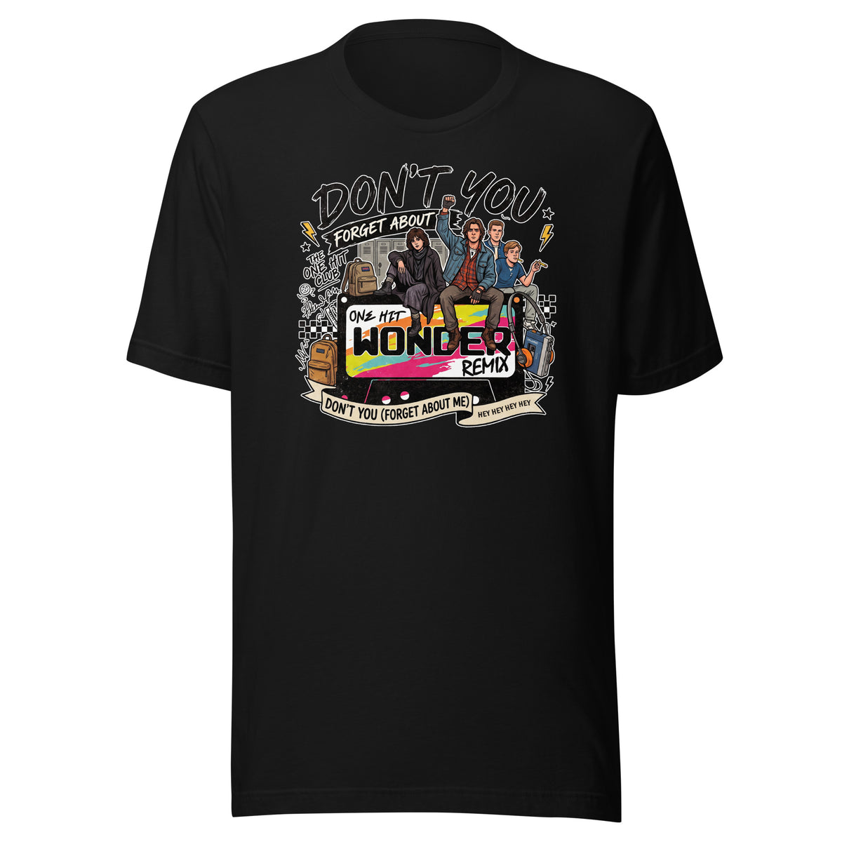 Don't You Forget About Me Tee - Black