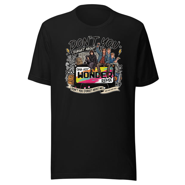 Don't You Forget About Me Tee - Black