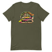He's Too Stoned Tee - Military Green, flat