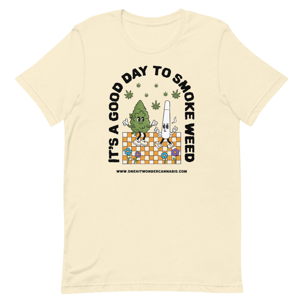 It's a Good Day Tee - Natural, flat