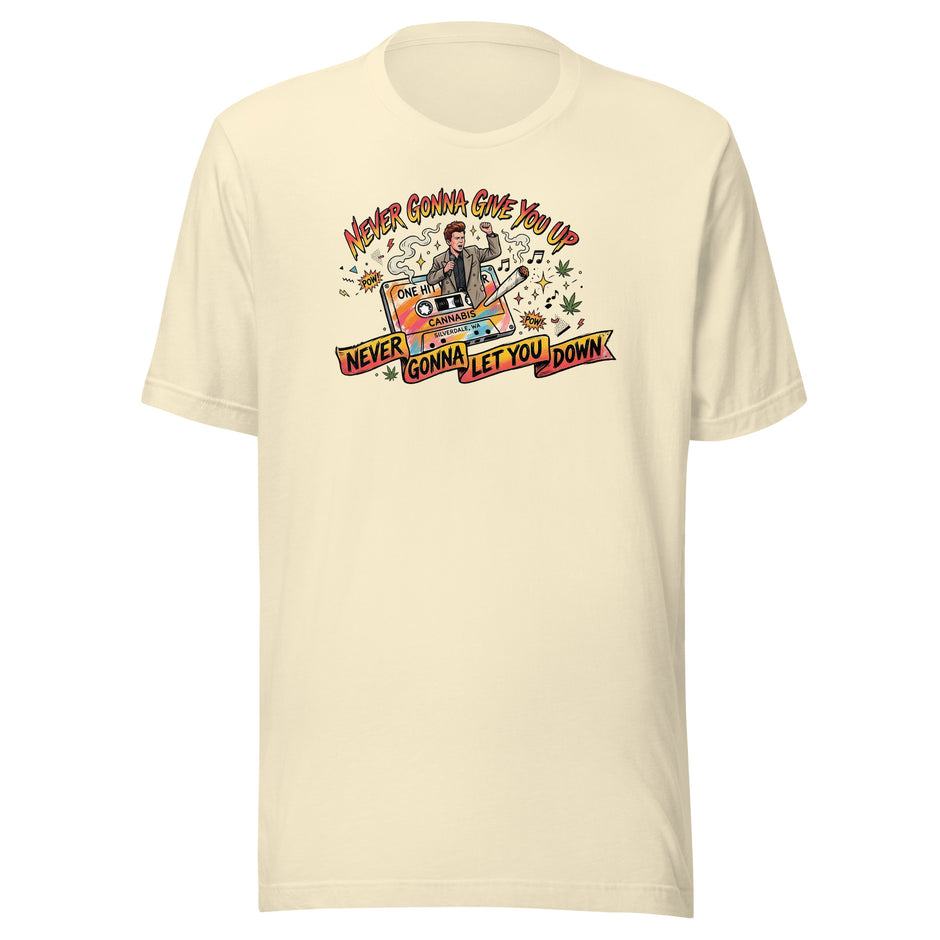 Never Gonna Give You Up Tee - Natural